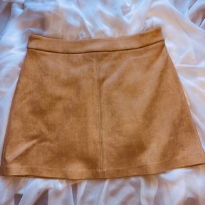 BB Dakota suede skirt